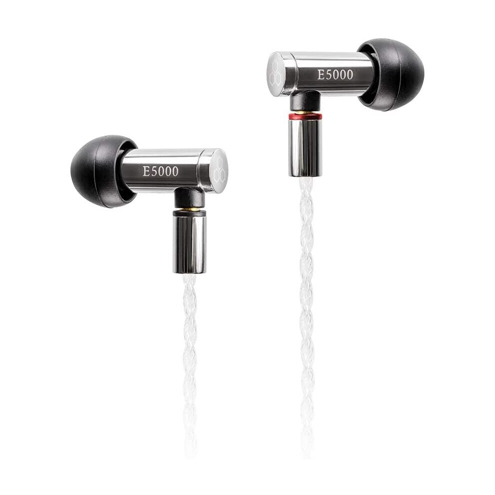 Final E5000 High Resolution Sound Isolating In-Ear Headphones Earphones Silver 4562362089384