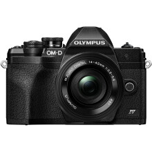 Olympus OM-D E-M10 Mark IV Black Body with Black M.Zuiko Digital ED 14-42mm F3.5-5.6 EZ Lens Kit - Refurbished