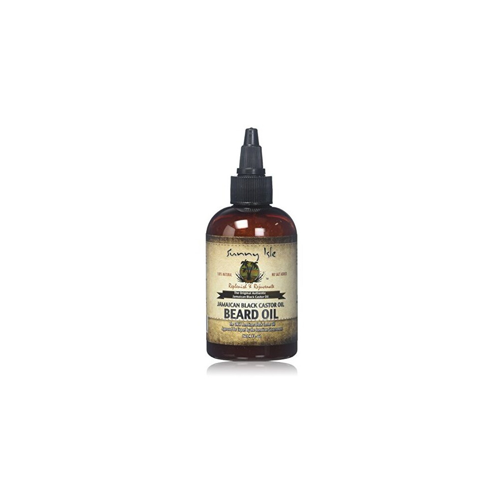Sunny Isle Black Jamaican Castor Oil Beard Oil 4Oz