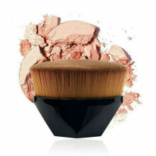(Black) High Density Seamless Foundation Brush Makeup Brushes BB CC Cream Beauty Tool