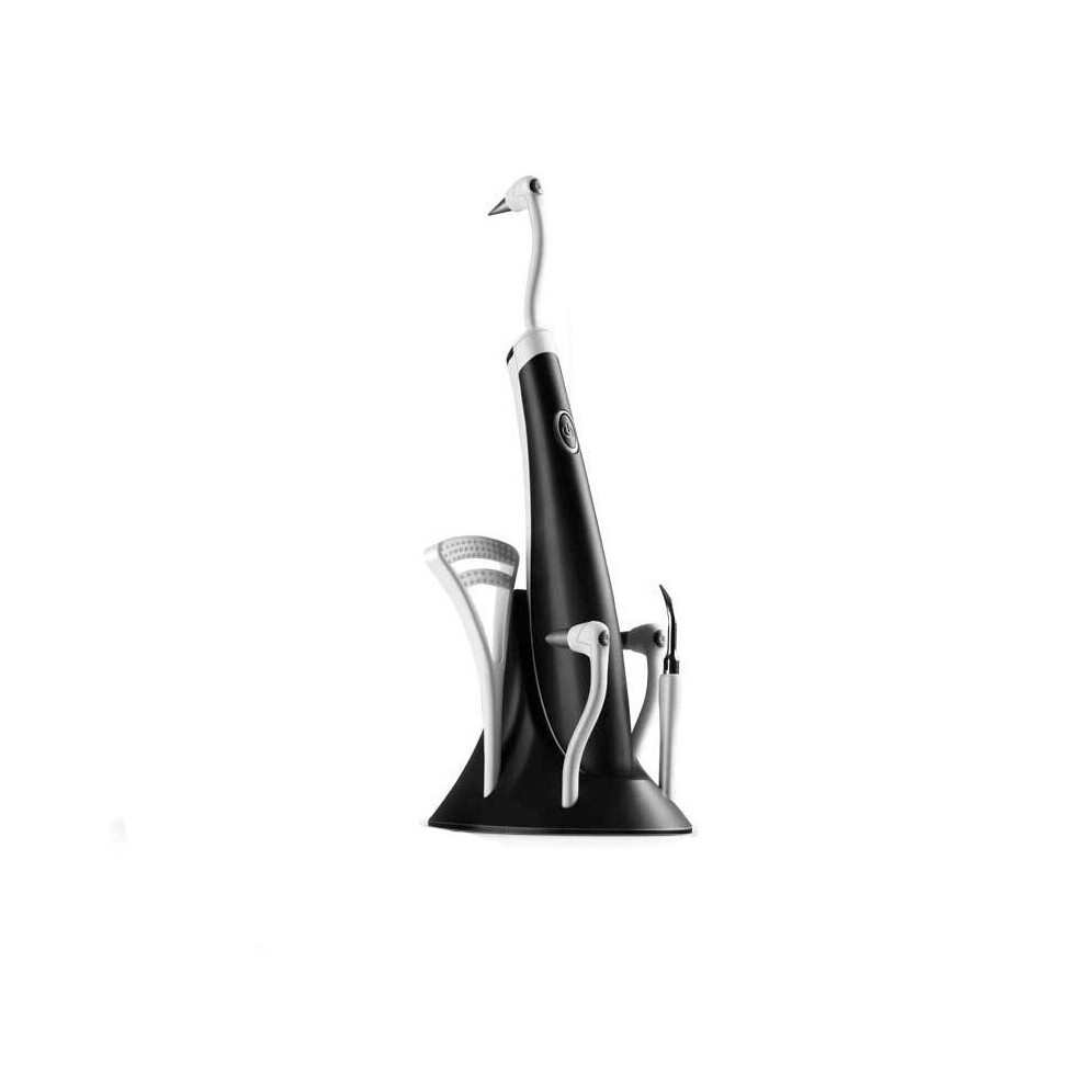 Black (Black) 5 In 1 Tooth Polishing Cleaner Ultrasonic Electric Oral Teeth Cleaning Kit