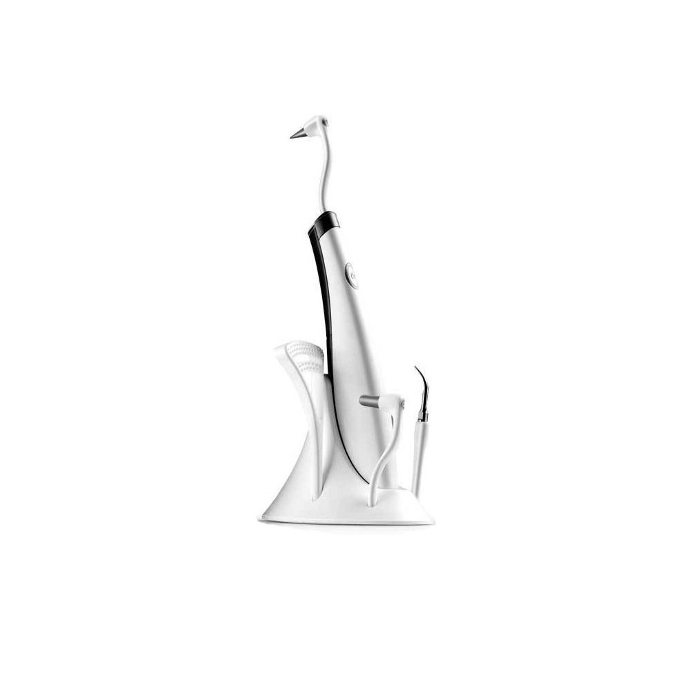 White (White) 5 In 1 Tooth Polishing Cleaner Ultrasonic Electric Oral Teeth Cleaning Kit