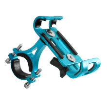 (Blue) Aluminum Alloy Bicycle Handlebars 360°Rotation