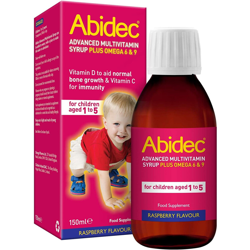Abidec Kid Multivitamin Syrup – Contains Vitamin