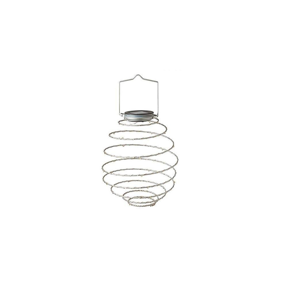 Smart Solar Solar Powered Mini Spiralight Warm White Set Of 4 Led Hanging Lights