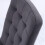 Living And Home 4Pcs Tufted Modern Armless Dining Chairs with Metal Legs 9