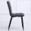 Living And Home 4Pcs Tufted Modern Armless Dining Chairs with Metal Legs 8