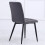 Living And Home 4Pcs Tufted Modern Armless Dining Chairs with Metal Legs 7