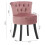 Living And Home (Pink) Velvet Stool Makeup Dressing Table Stool Vanity Chair 5
