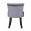 Living And Home (Grey) Velvet Stool Makeup Dressing Table Stool Vanity Chair 5