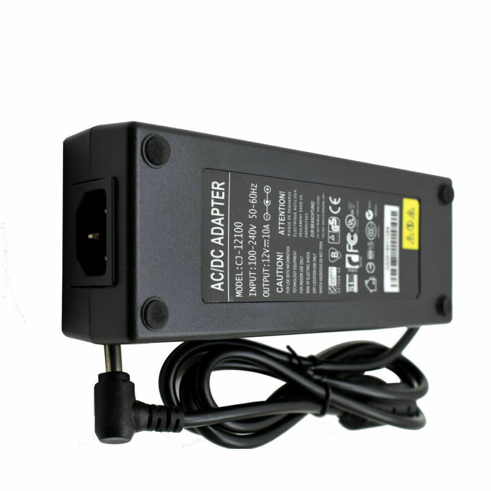 (10A 120W Uk 3Pin Plug) Uk Plug Adapter Power Supplay Charger Transformer 7425114672616