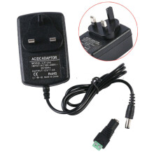 (2A 24W UK 3pin Plug) UK Plug Adapter Power Supplay Charger Transformer