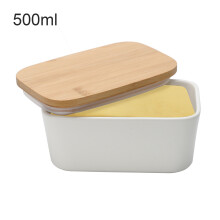 Enamel Porcelain With Lid Dish French Butter Dishes Insulated Storage