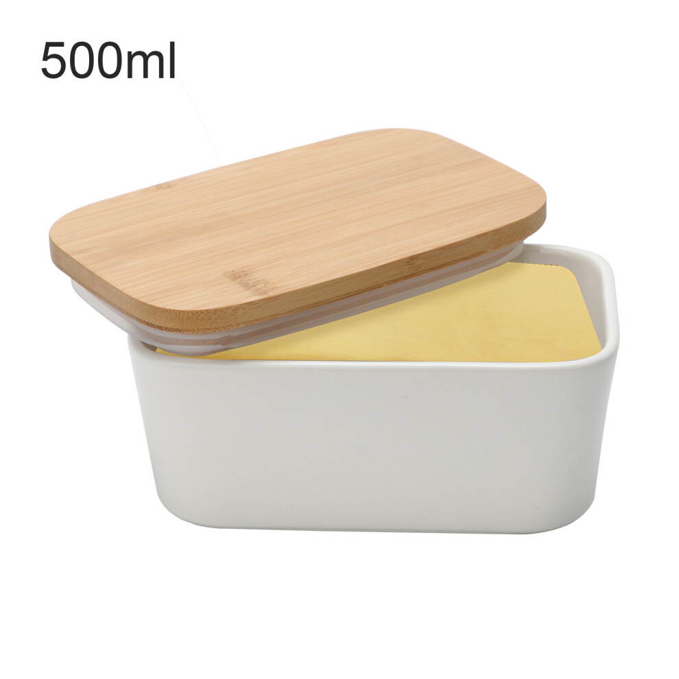 Enamel Porcelain With Lid Dish French Butter Dishes Insulated Storage
