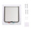 (Large White) 4 Way Pet Flap Lockable Frame Door 3