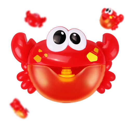 Musical Bubble Machine Crab Baby Children Bath Bathtub Shower