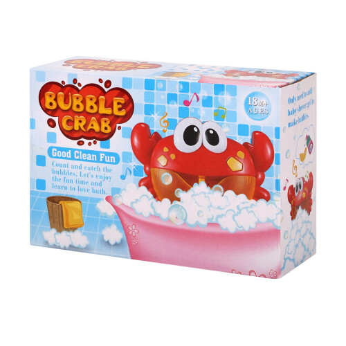 Musical Bubble Machine Crab Baby Children Bath Bathtub Shower 1