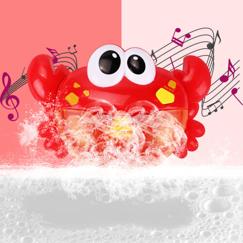 Musical Bubble Machine Crab Baby Children Bath Bathtub Shower 2