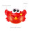 Musical Bubble Machine Crab Baby Children Bath Bathtub Shower 6