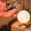 CZHONG-3D Moon Night Light USB Aroma Essential Oil Diffuser Air Humidifier 5
