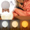 CZHONG-3D Moon Night Light USB Aroma Essential Oil Diffuser Air Humidifier 10