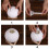 CZHONG-3D Moon Night Light USB Aroma Essential Oil Diffuser Air Humidifier 6