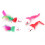 21pcs / set Pet σήραγγα γάτες γάτες σπηλιά γατάκι Stick False ποντίκι μπάλα γάτα παιχνίδια 9
