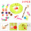 21pcs / set Pet σήραγγα γάτες γάτες σπηλιά γατάκι Stick False ποντίκι μπάλα γάτα παιχνίδια 1