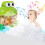 Frog Bubble Machine 12 laulua Musical Bubble Maker Lasten suihku lelu 3