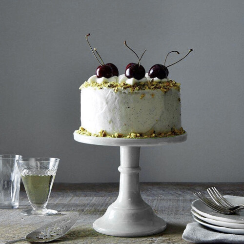 (White) Cake Stand Pedestal Dessert Round Holder 1