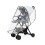 Universal Buggy Kinderwagen Abdeckung Kinderwagen Buggy Klar Regenschutz 3