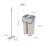 360 Flat Squeeze Mop & Eimer Set Home Floor Bodenmop Set + 4 Pads 11