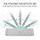360 Flat Squeeze Mop & Eimer Set Home Floor Bodenmop Set + 4 Pads 10