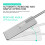 360 Flat Squeeze Mop & Eimer Set Home Floor Bodenmop Set + 4 Pads 8