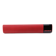 (Red) TV Sound Bar Soundbar Bluetooth Wireless