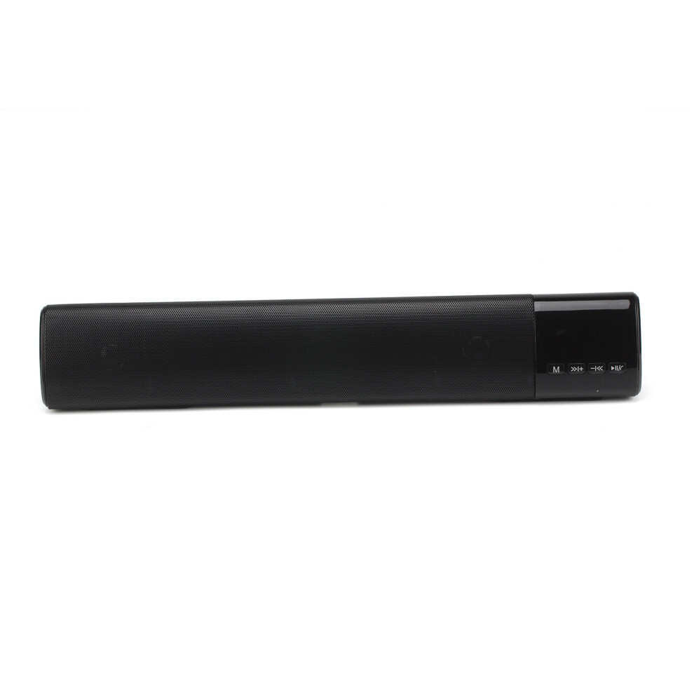 (Black) Tv Sound Bar Soundbar Bluetooth Wireless Black 613310352686