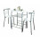 Spot On Dealz Modern Sturdy Breakfast Bar & Dining Tables Kitchen White G-0075 1