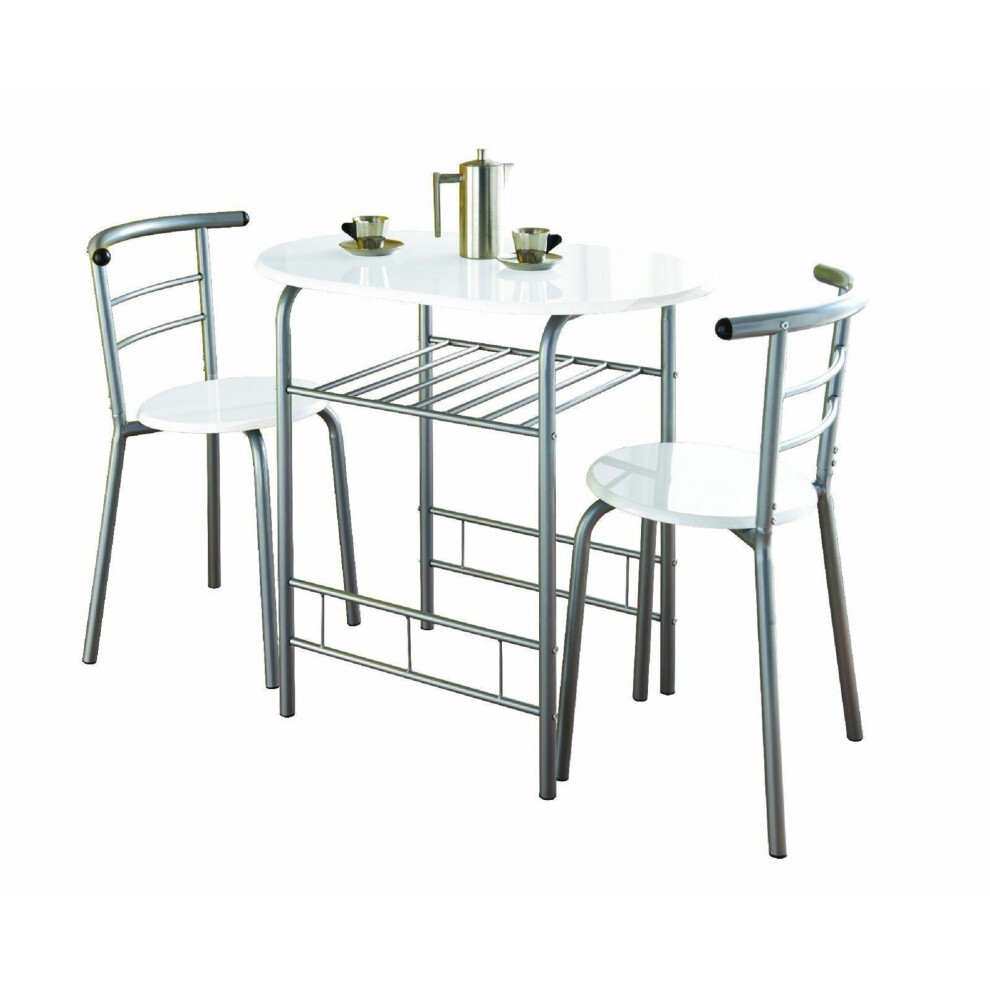 Modern Sturdy Breakfast Bar & Dining Tables Kitchen White G-0075
