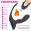 10 Speeds Anal Plug Vibrator Prostate Massager & Penis Ring 3
