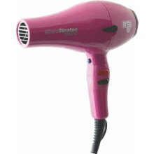 ETI Micro Stratos 3600 Hairdryer - 2400W Italian Motor, 4 Heat Settings, Cool Shot, 3m Salon Cord, 2 Nozzles, Fuchsia