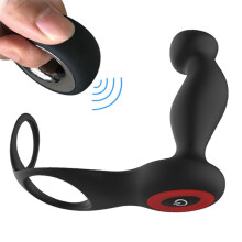 12 Speeds Anal Vibrator & Prostate Massager & Penis Ring