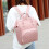 (black) Multi-use Baby Nappy Backpack Mommy Bag 8