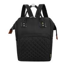 (black) Multi-use Baby Nappy Backpack Mommy Bag