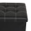 (Black) Folding Ottoman Footstool  Storage Box 3