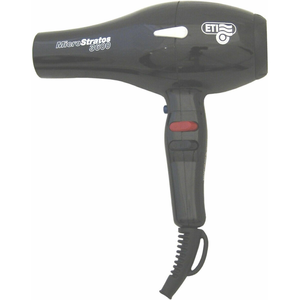 ETI Micro Stratos 3600 Hairdryer - Black