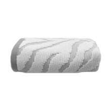(Bath Towel) Zebra Print Animal Skin Jacquard Soft Bath Towels 550gsm