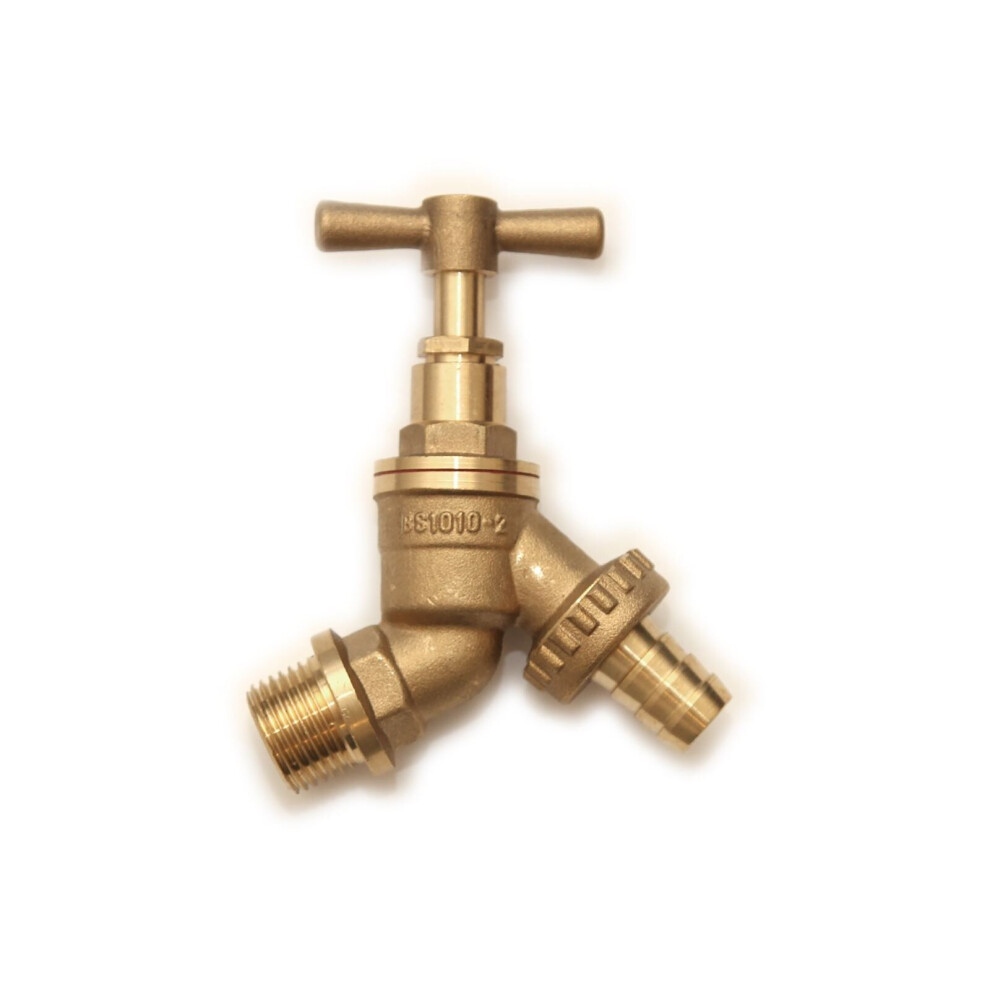 Outdoor Garden Tap Hose Union Bib Tap 1/2" Brass