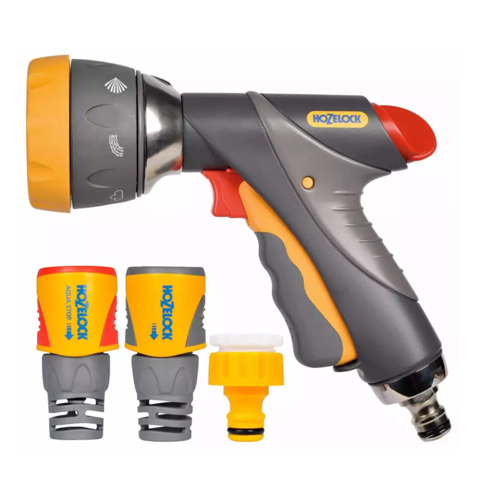 Hozelock 23719018 Multi Spray Pro Gun & Fittings [Stock Zero 16]