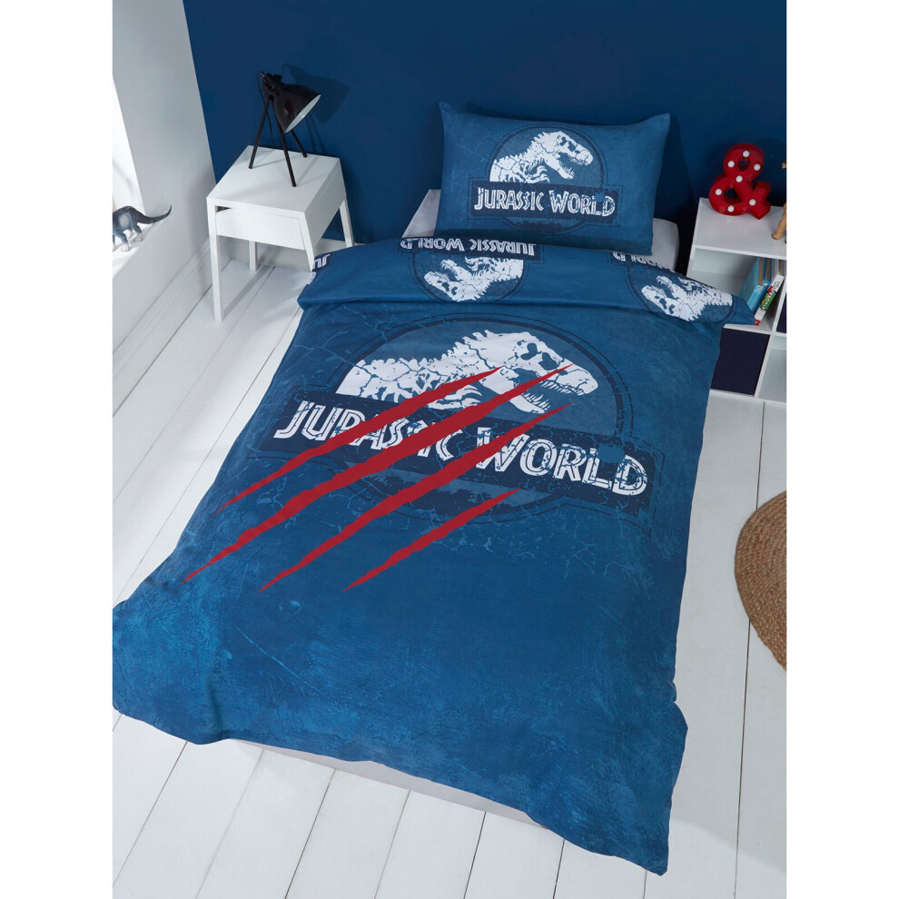 Jurassic Duvet Cover Set Reversible Bedding Pillowcase Quilt