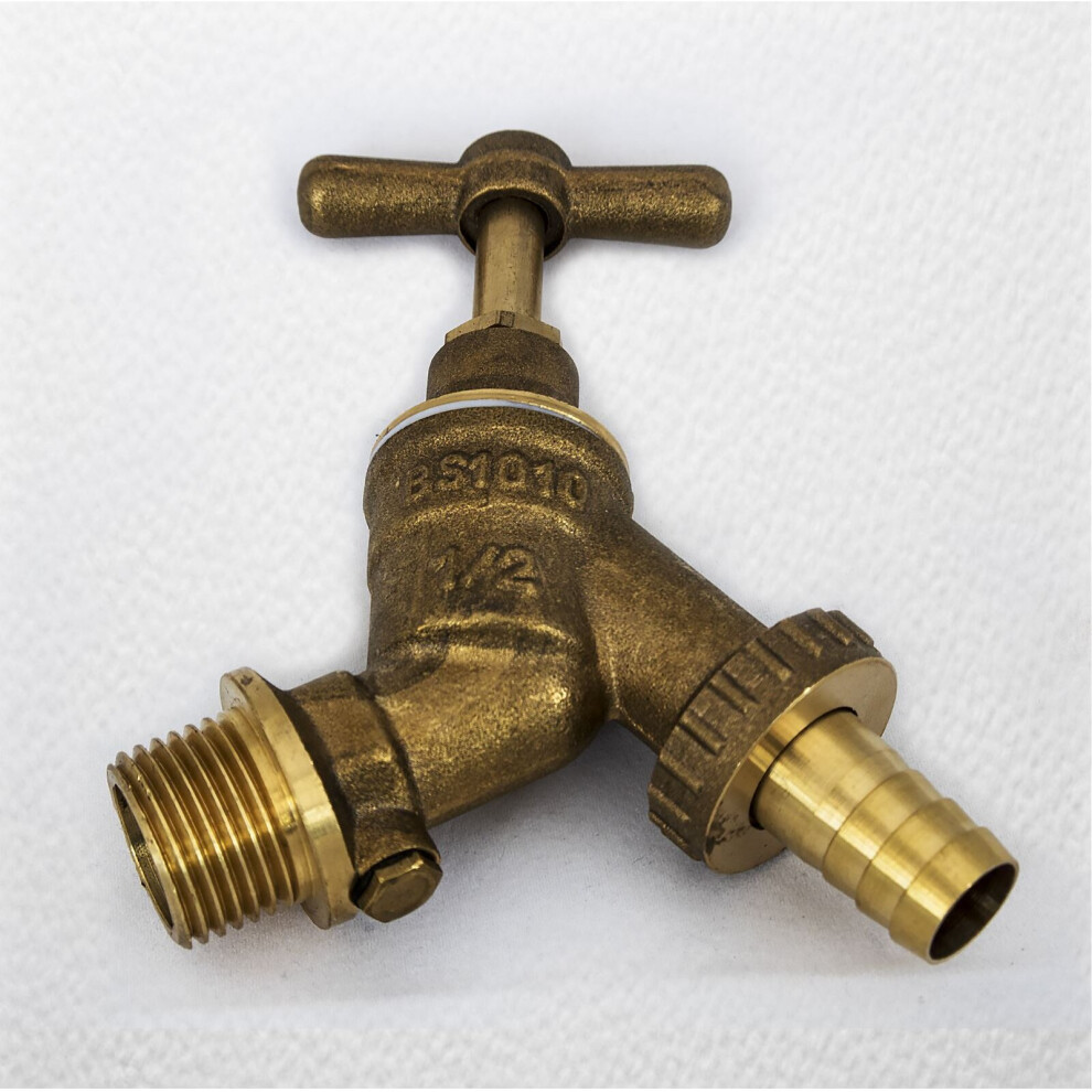 1/2" Hose Union Bib Tap Outside Garden Tap Double Check Valve